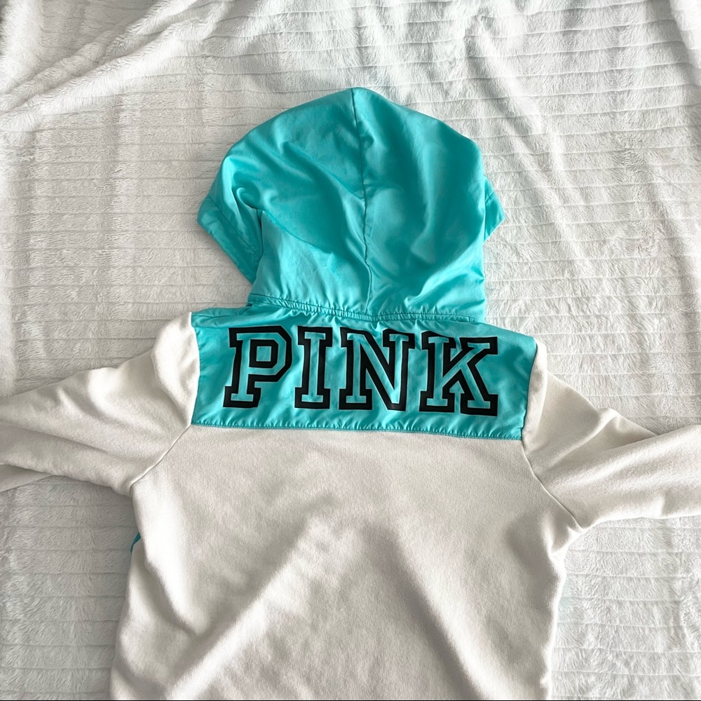 White and Blue PINK Light Hoodie - Picture 6 of 6